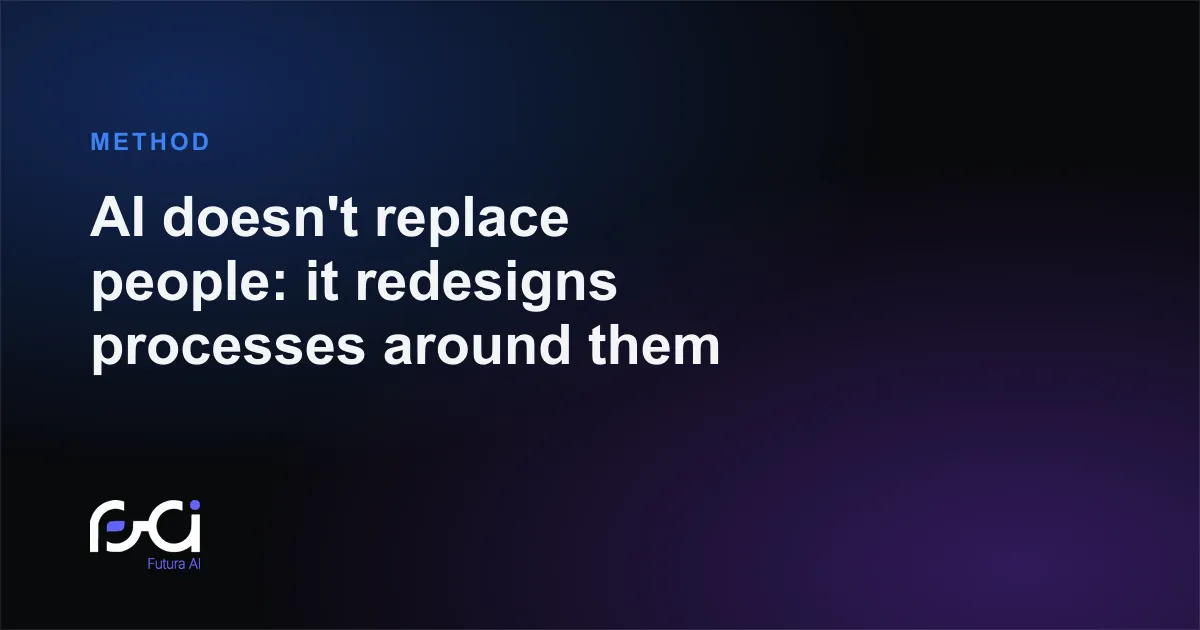 Futura AI — AI doesn't replace people: it redesigns processes around them