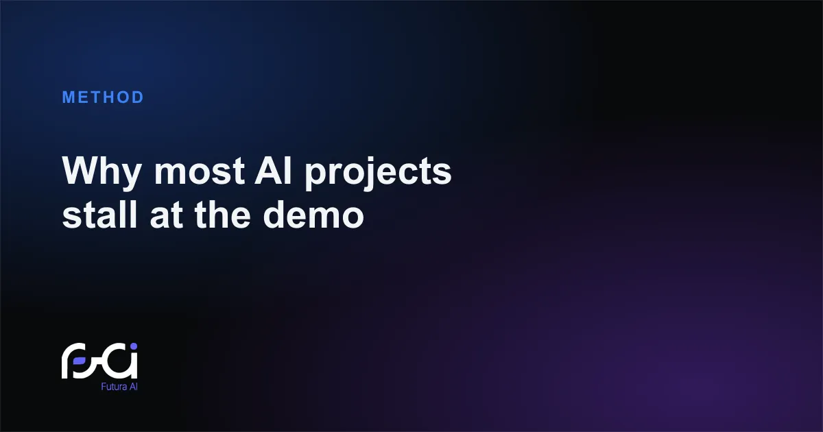Futura AI — Why most AI projects stall at the demo